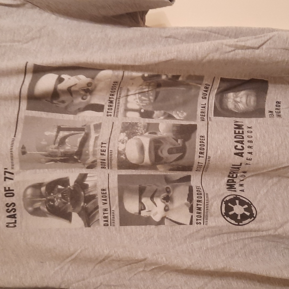 Hanes Star Wars Class of 77 Grey Tshirt XL